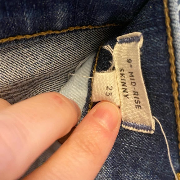 Madewell 9inch skinny midrise jean size 25 - Picture 5 of 5